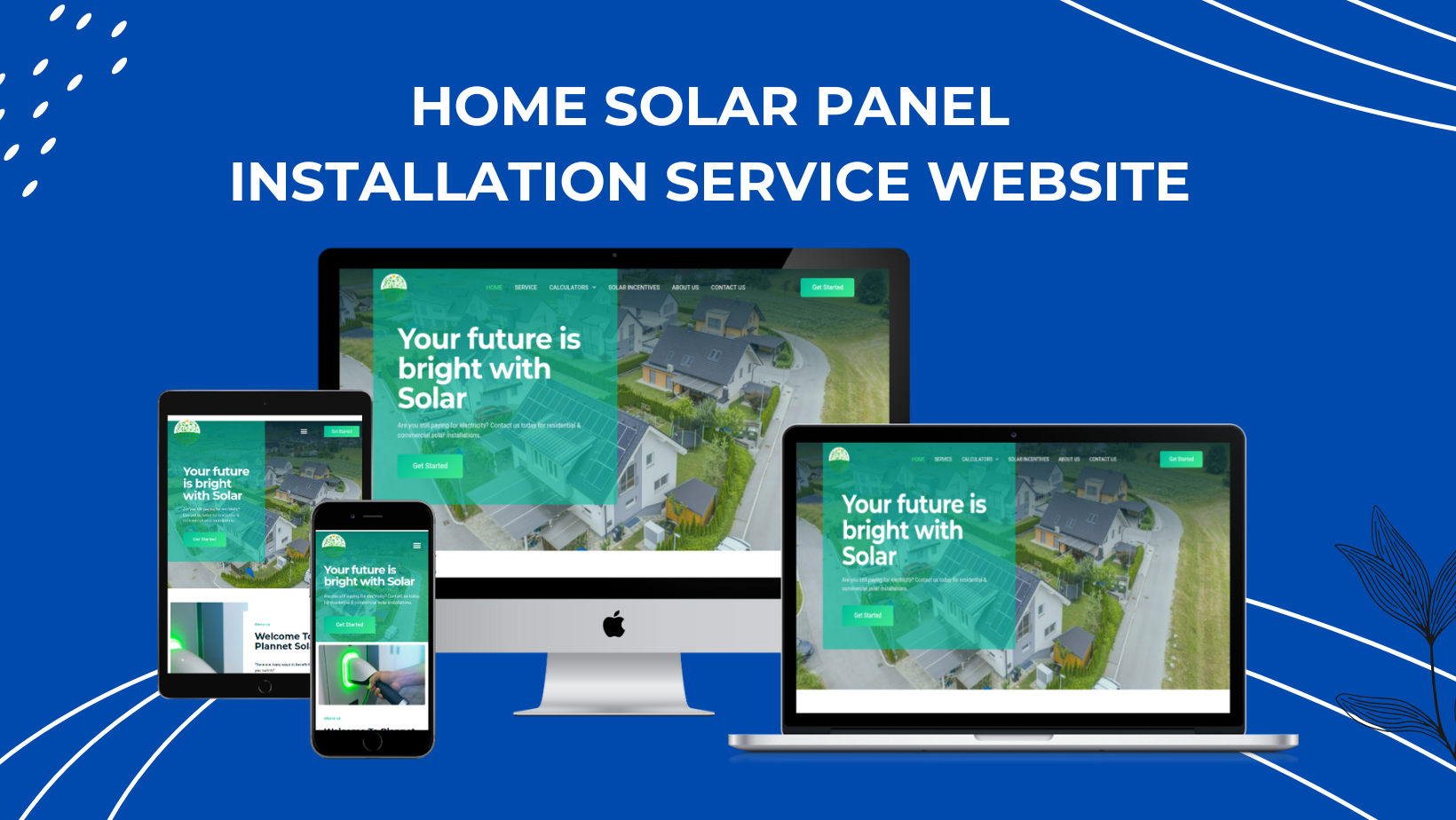 HOME SOLAR PANEL INSTALLATION SERVICE WEBSITE