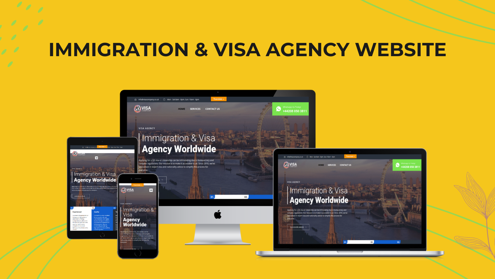 IMMIGRATION & VISA AGENCY WEBSITE